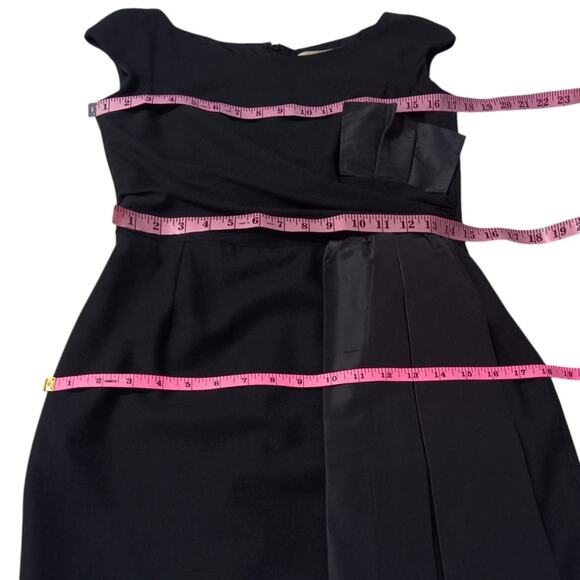 MICHAEL KORS COLLECTION Tailored Wool Cocktail Dress 6 Classic Chic Madein Italy - Picture 5 of 12